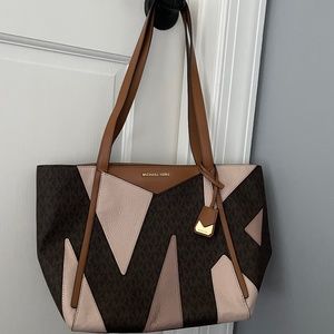Michael Kors~Jet Set Logo Color Block(rare) Vintage